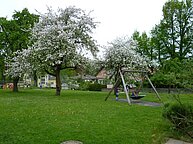 Die Schaukel des Kindergartens