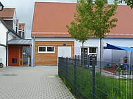 Der Eingang des Kindergartens