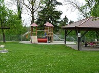 Der Spielplatz des Kindergartens